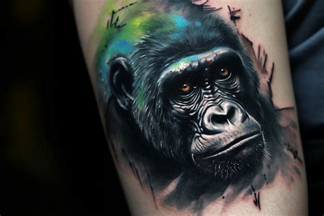 gotilla tattoo|Gorilla Tattoo Meaning and Symbolism: Fully Explained